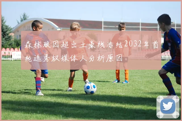 森林狼因超出土豪线冻结2032年首轮选秀权媒体人分析原因